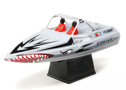 Pro Boat Sprintjet 9 Inch Self-Righting RTR Electric Jet Boat w/2.4GHz Radio, Battery & Charger PRB08045
