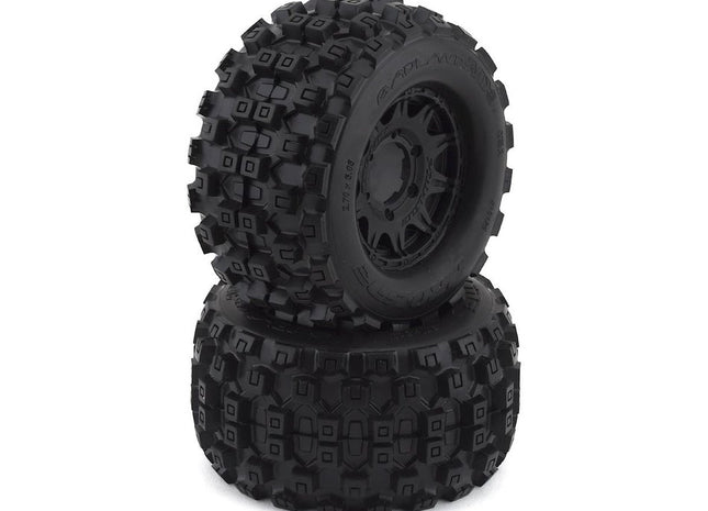 Pro-Line Badlands MX28 2.8" Pre-Mounted Tires w/ Raid 6x30 Wheels (M2) – PRO1012510