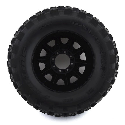 Pro-Line Badlands MX38 HP Belted 3.8" Pre-Mounted Truck Tires (2) (Black) (M2) w/Raid Wheels