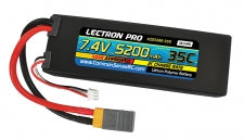 Common Sense RC Lectron Pro 2S 35C LiPo Battery w/XT60 (7.4V/5200mAh) w/XT60 to Traxxas Plug Adapter