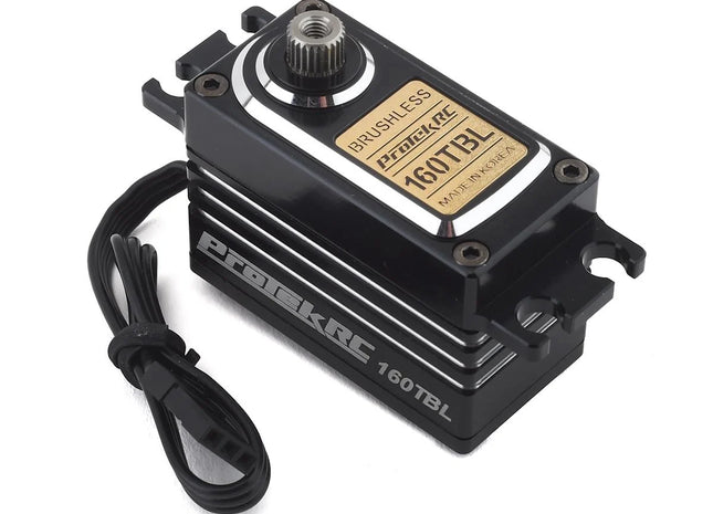 ProTek RC 160TBL "Black Label" Low Profile High Torque Brushless Servo (Part #PTK-160TBL)