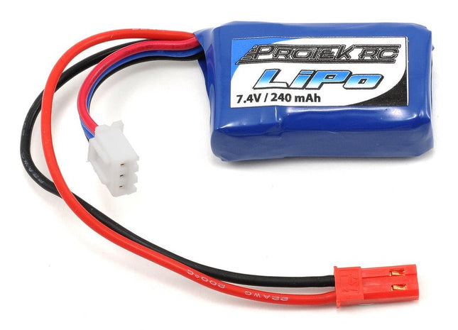 ProTek RC 2S High Power 30C Micro LiPo Battery (7.4V/240mAh) w/ JST Connector – PTK-5185