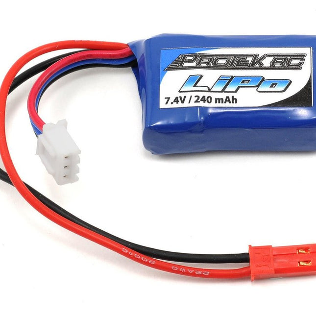 ProTek RC 2S High Power 30C Micro LiPo Battery (7.4V/240mAh) w/ JST Connector – PTK-5185