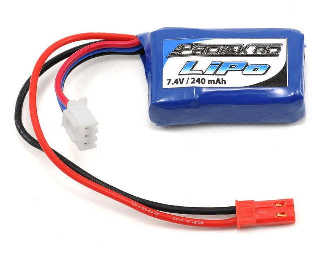 ProTek RC 2S High Power 30C Micro LiPo Battery (7.4V/240mAh) w/ JST Connector – PTK-5185