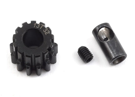 ProTek RC Steel 32P Pinion Gear w/3.17mm Reducer Sleeve (Mod 0.8, 5mm Bore, 11T–20T) PTK-8056–8063