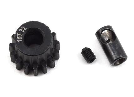 ProTek RC Steel 32P Pinion Gear w/3.17mm Reducer Sleeve (Mod 0.8, 5mm Bore, 11T–20T) PTK-8056–8063