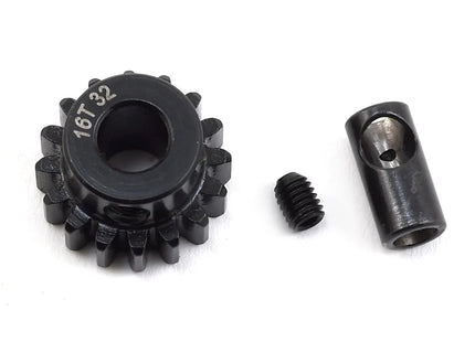 ProTek RC Steel 32P Pinion Gear w/3.17mm Reducer Sleeve (Mod 0.8, 5mm Bore, 11T–20T) PTK-8056–8063