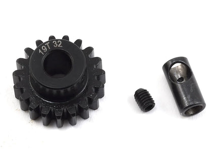 ProTek RC Steel 32P Pinion Gear w/3.17mm Reducer Sleeve (Mod 0.8, 5mm Bore, 11T–20T) PTK-8056–8063