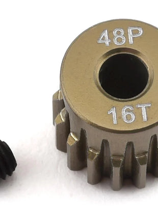 ProTek RC 48P Lightweight Hard Anodized Aluminum Pinion Gear (3.17mm Bore) (13T-38TT)