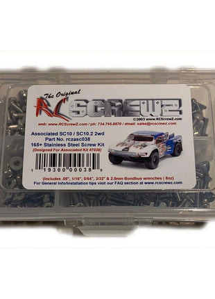 RC Screwz Associated RC8B3e Stainless Steel Screw Kit