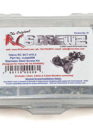 RC Screwz Tekno SCT410.3 Stainless Screw Kit