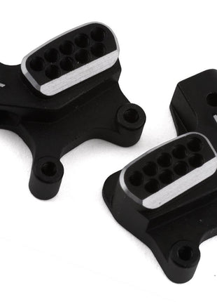 Samix SCX24 Aluminum Rear Shock Plate Set (Black)