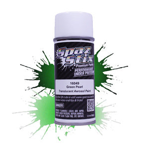 Spaz Stix Green Pearl Aerosol Paint (3.5oz Can)