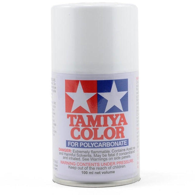 Tamiya PS-1 White Lexan Spray Paint (100ml) TAM86001