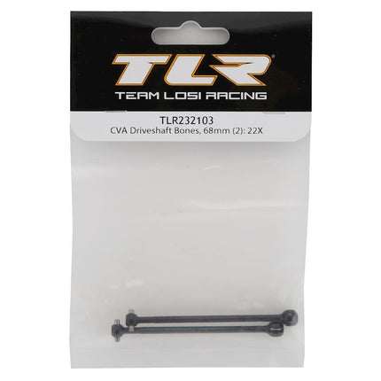 Team Losi Racing 22X-4 68mm CVA Driveshaft Bones (2) – TLR232103