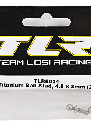 Team Losi Racing 4.8x8mm Titanium Ball Stud Set (2)