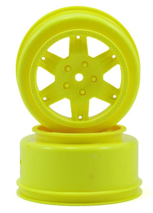 Team Losi Racing 12mm Hex Short Course Wheels (Yellow, White or Black) (2) (22SCT/TEN-SCTE)