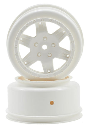Team Losi Racing 12mm Hex Short Course Wheels (Yellow, White or Black) (2) (22SCT/TEN-SCTE)