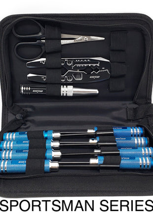 STICKY KICKS 11 Piece Tool Kit with Carry Case - BLUE!