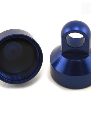 Traxxas Aluminum Shock Cap (Blue) (2)