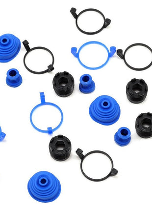 Traxxas Revo Pivot Ball Caps w/ dust boots, rubber (4)/ dust plugs, rubber (4)/ dust