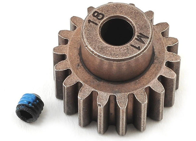 Traxxas Hardened Steel Mod 1.0 Pinion Gear w/5mm Bore (18T) – 6491X
