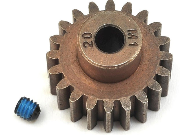 Traxxas Hardened Steel Mod 1.0 Pinion Gear (20T, 5mm Bore) – 6494X