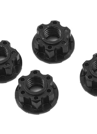 Yeah Racing 4mm Aluminum Serrated Wheel Lock Nut (4)