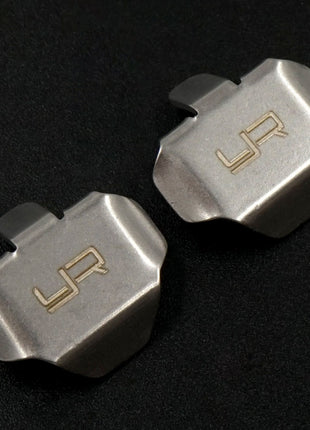 Yeah Racing SCX24 Stainless Steel Differential Skidplate Protectors (2)