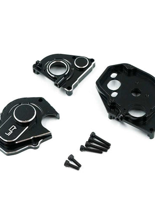 Yeah Racing Axial SCX24 Aluminum Gearbox Case Set (Black)
